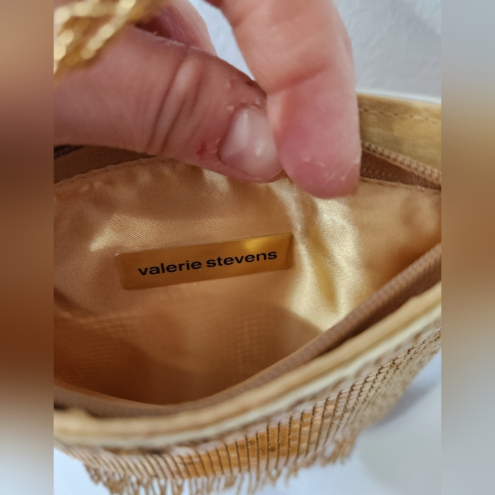 Valerie Stevens Elegant Gold Chainmail Evening Bag NWT - Picture 4 of 5